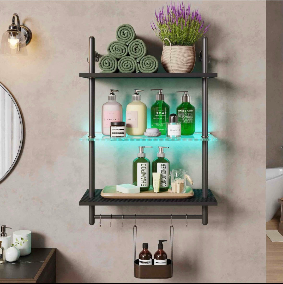 3 tier shelf